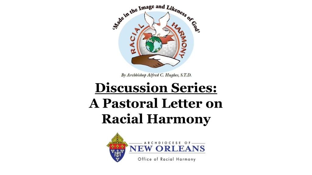 discussion series a pastoral letter on racial