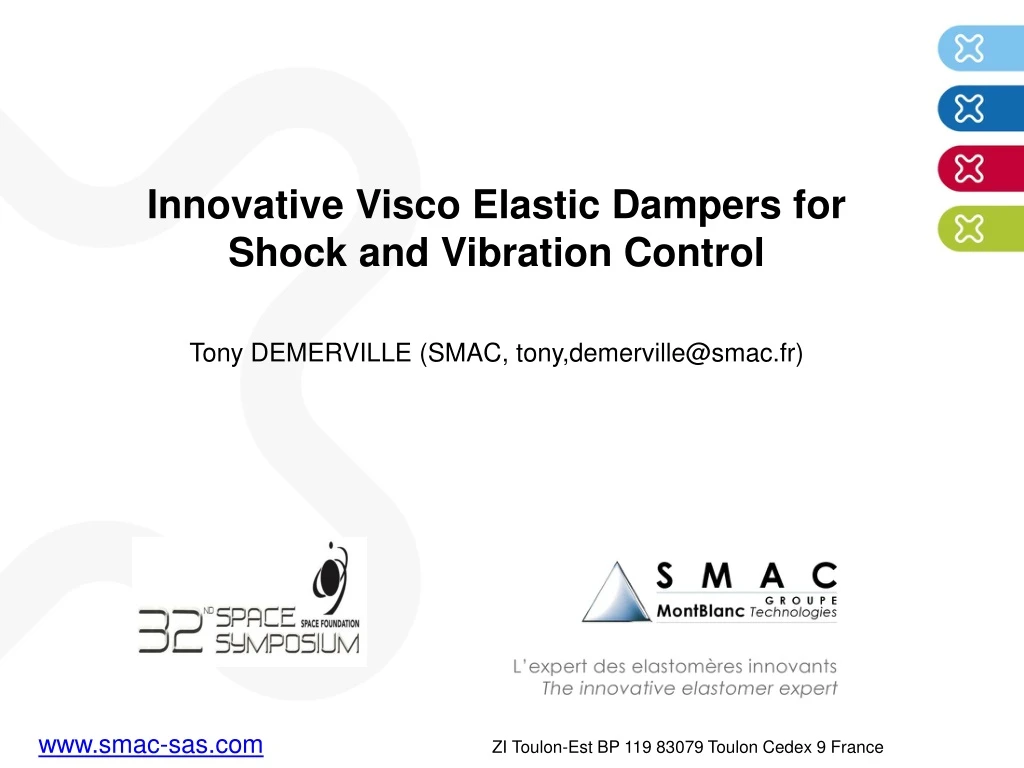innovative visco elastic dampers for shock