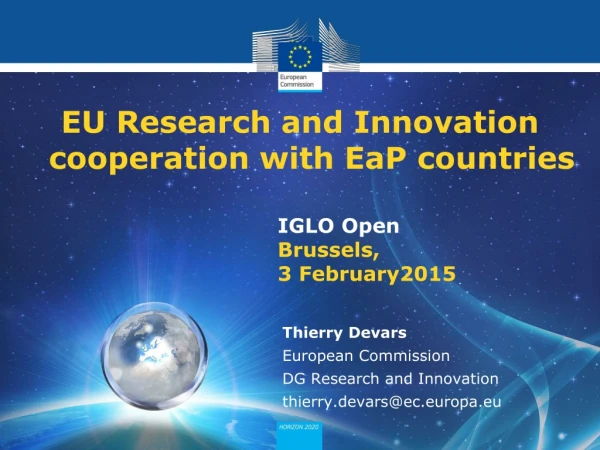 EU Research and Innovation cooperation with EaP countries