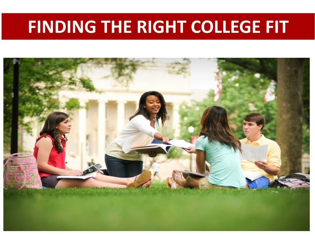 finding the right college fit