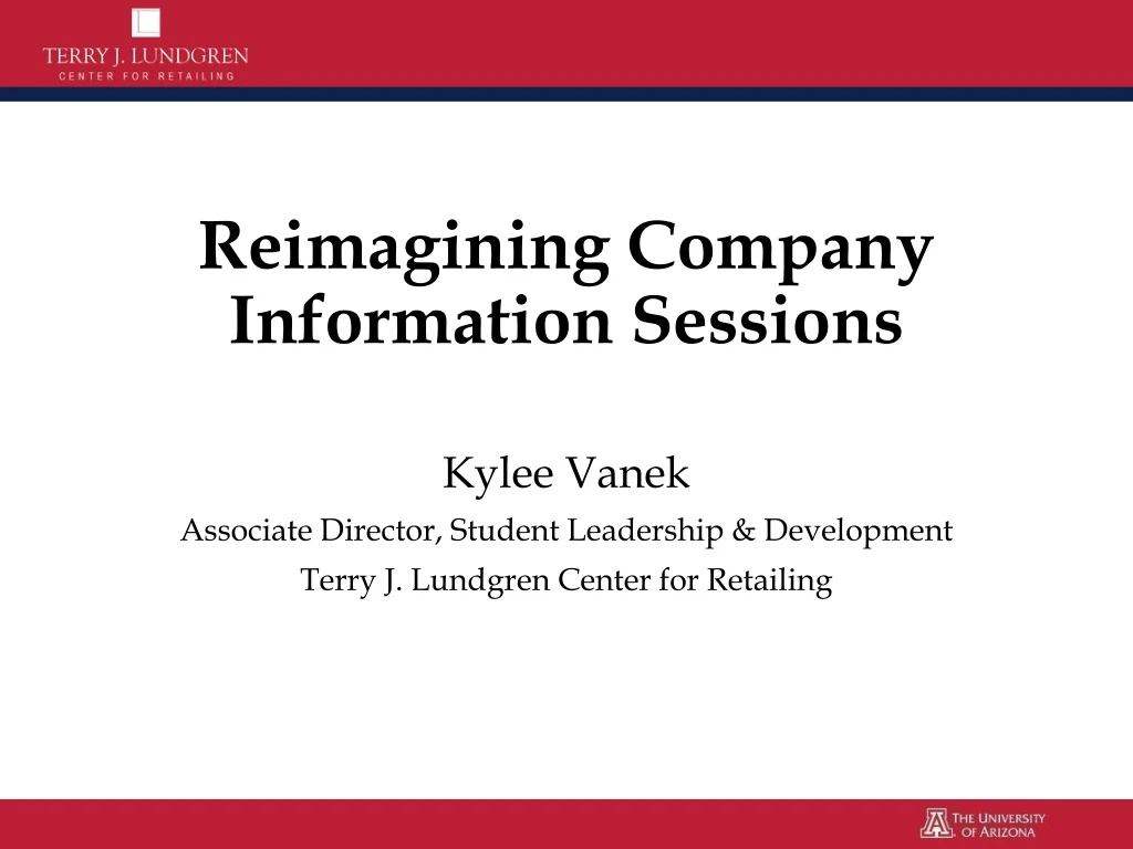 reimagining company information sessions