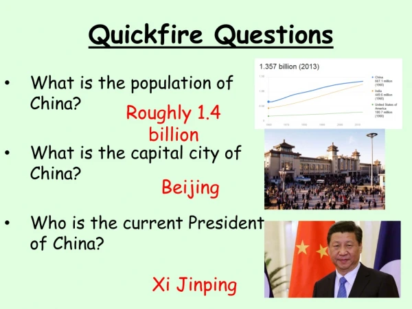 Quickfire Questions