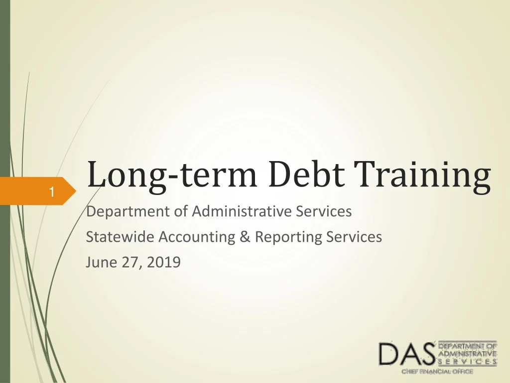 long term debt training