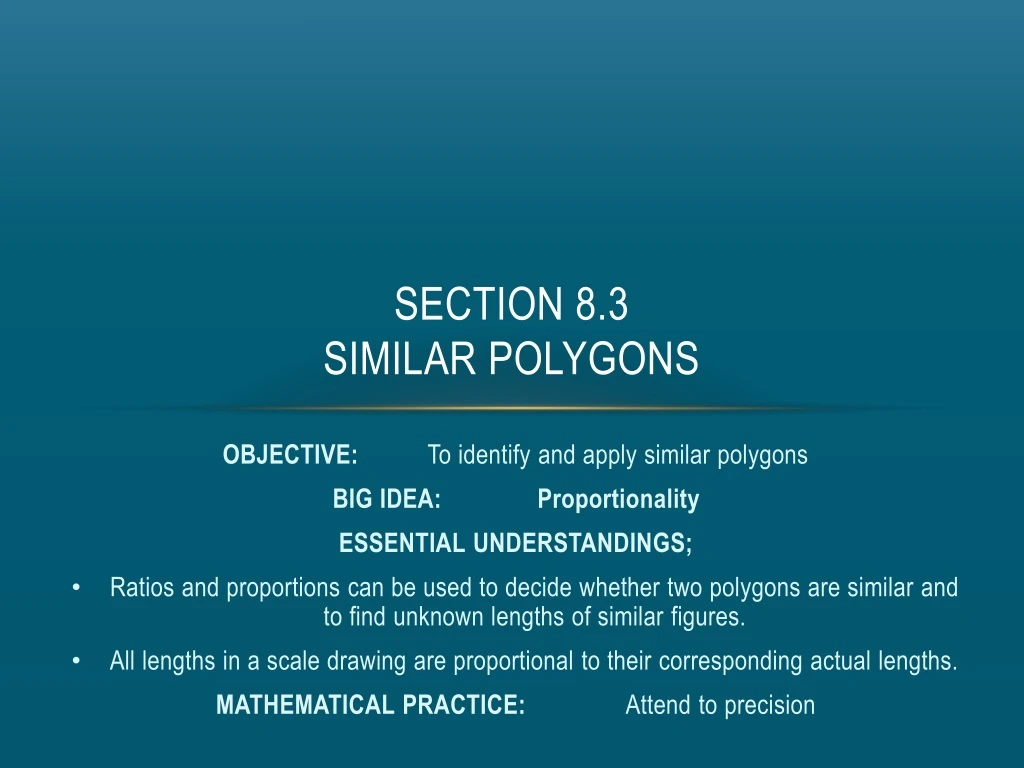 section 8 3 similar polygons