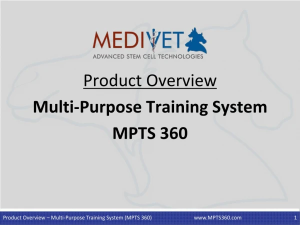 Product Overview Multi-Purpose Training System MPTS 360