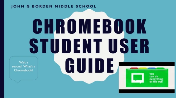 Chromebook Student User guide