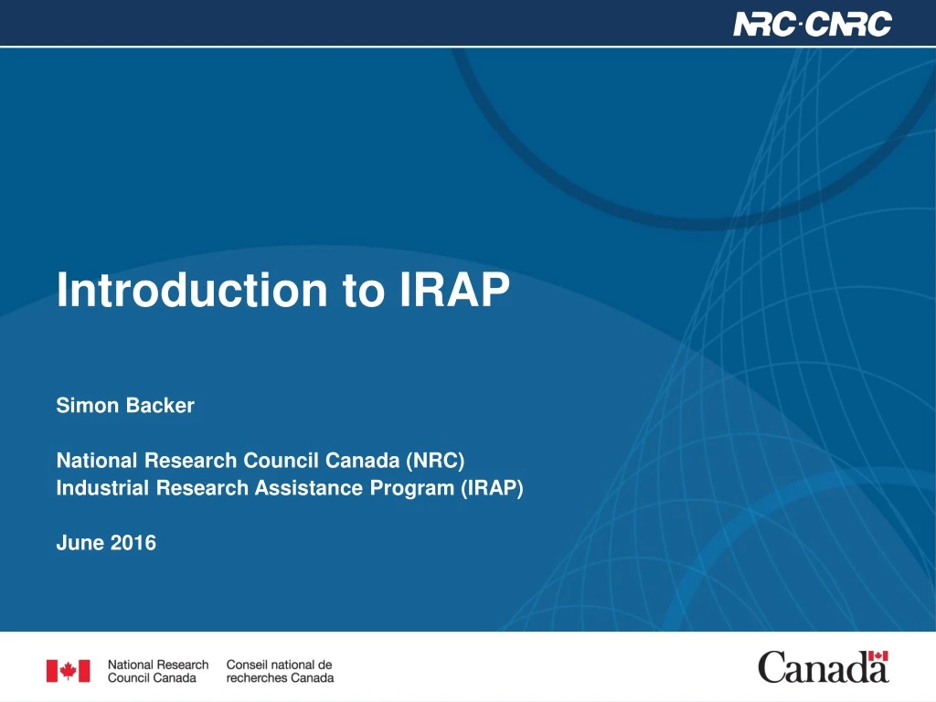 introduction to irap