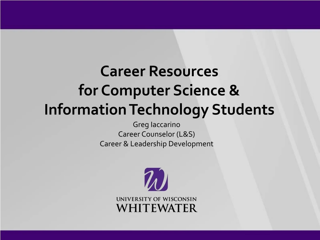 career resources for computer science information