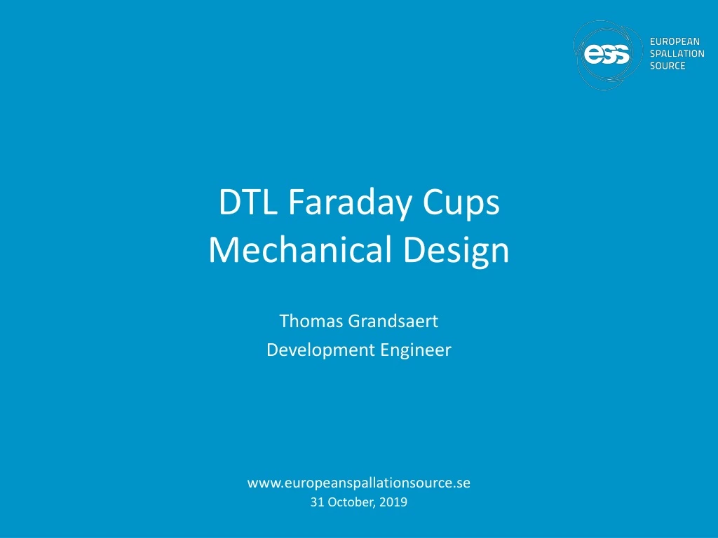 dtl faraday cups mechanical design