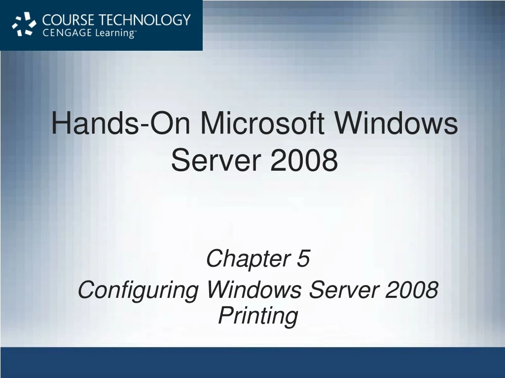 hands on microsoft windows server 2008