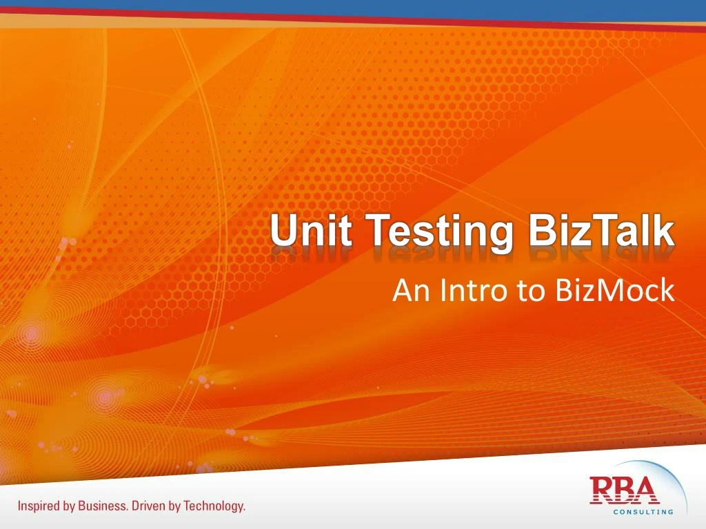 unit testing biztalk