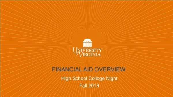 Financial aid overview