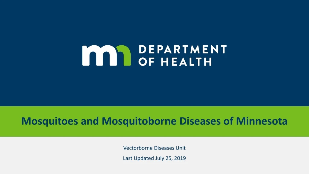 mosquitoes and mosquitoborne diseases of minnesota