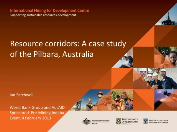 Resource corridors: A case study of the Pilbara, Australia
