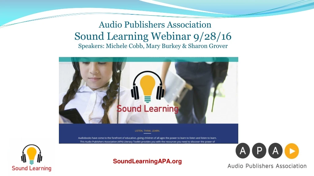 audio publishers association sound learning
