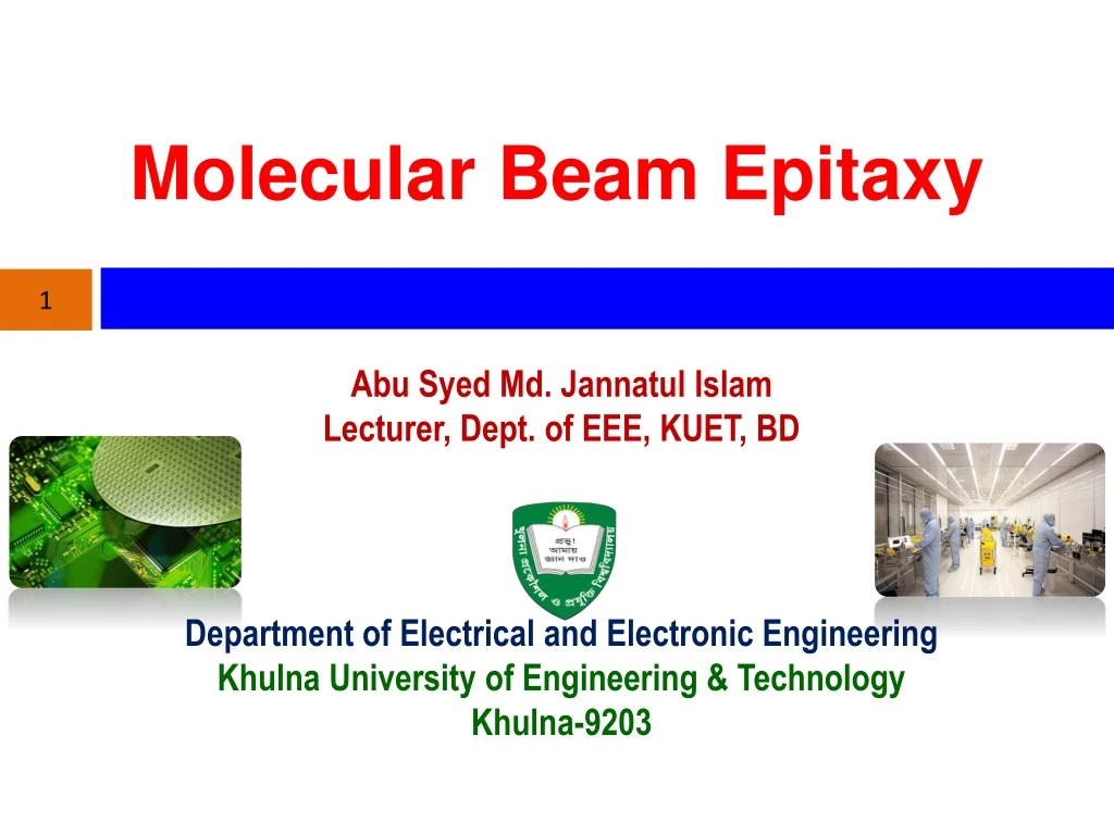 molecular beam epitaxy