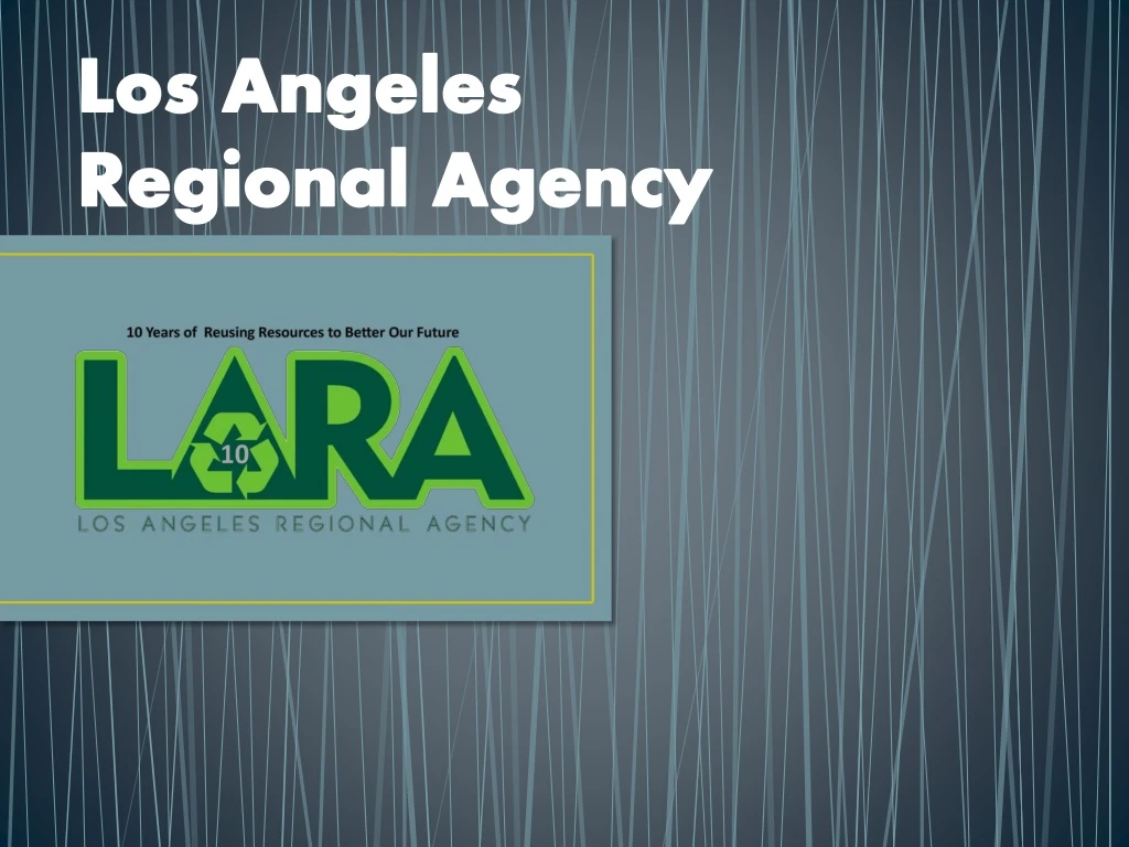 los angeles regional agency