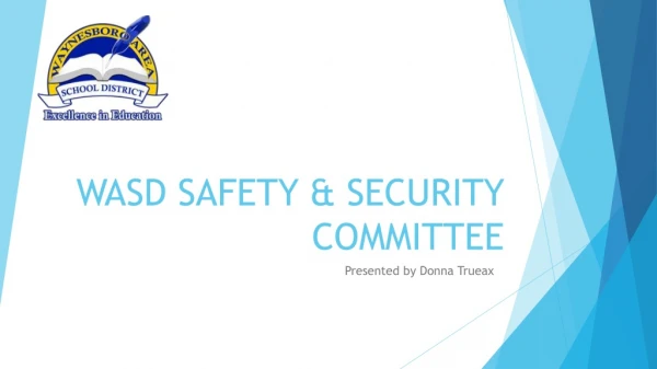 WASD SAFETY &amp; SECURITY COMMITTEE