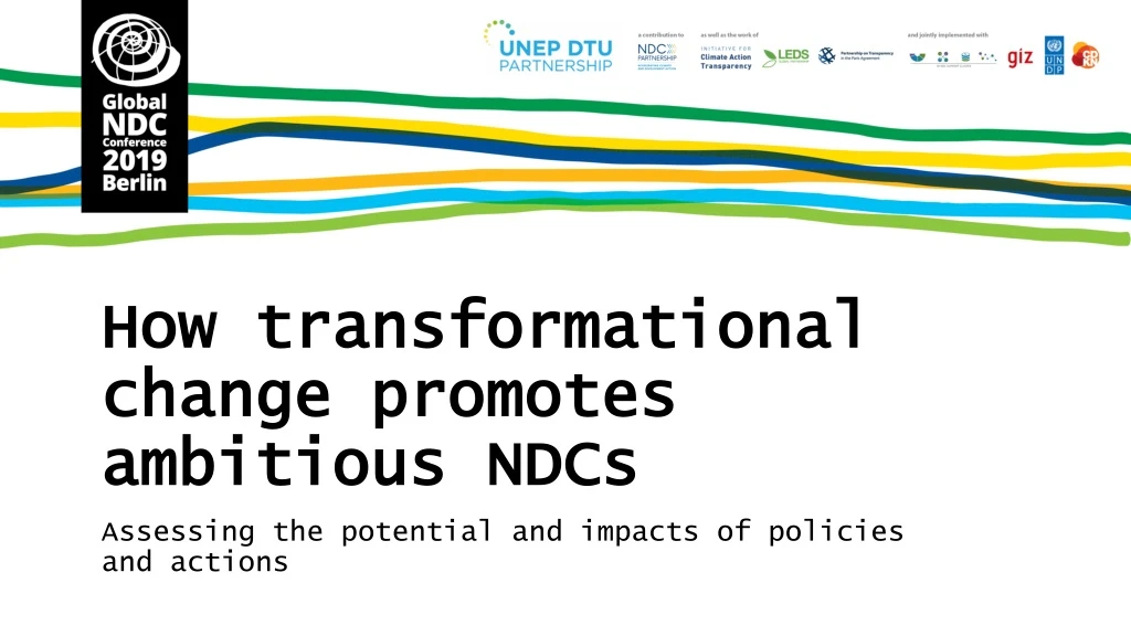 how transformational change promotes ambitious ndcs