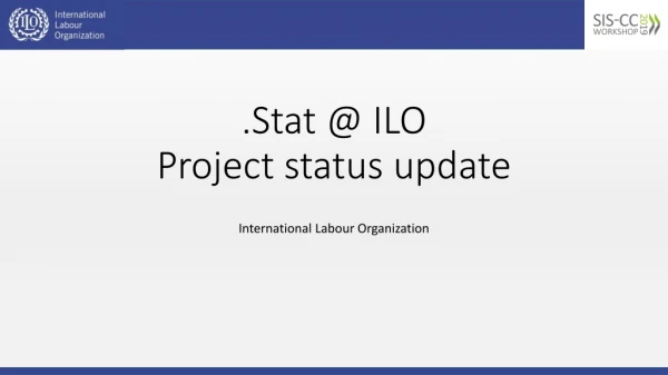 .Stat @ ILO Project status update