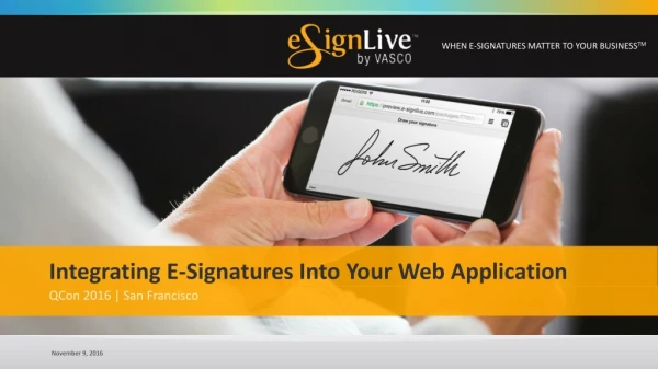 Integrating E-Signatures Into Your Web Application