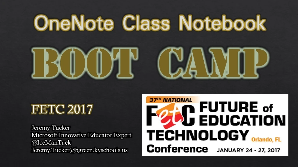 onenote class notebook boot camp