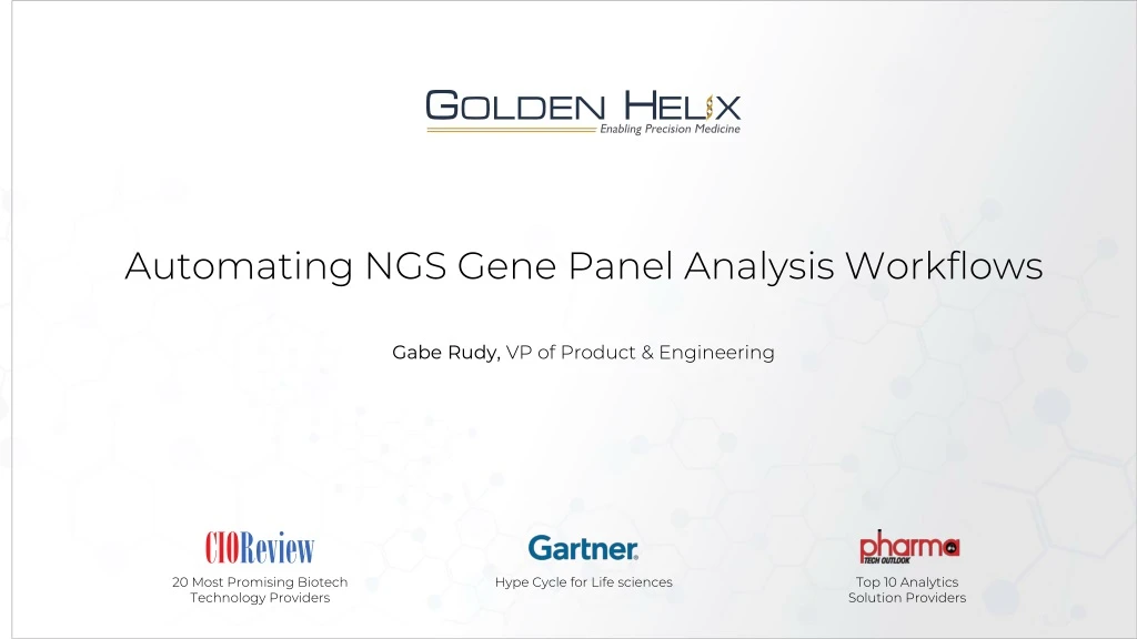 automating ngs gene panel analysis workflows