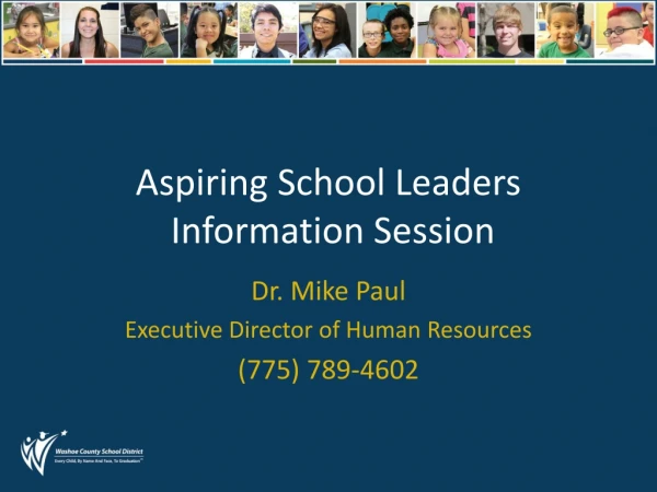 Aspiring School Leaders Information Session