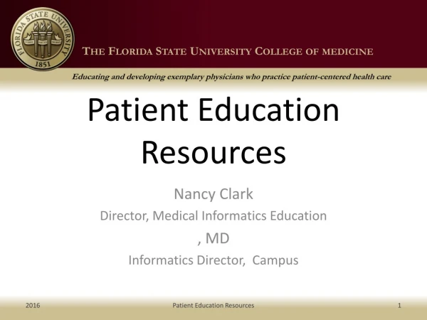 Patient Education Resources