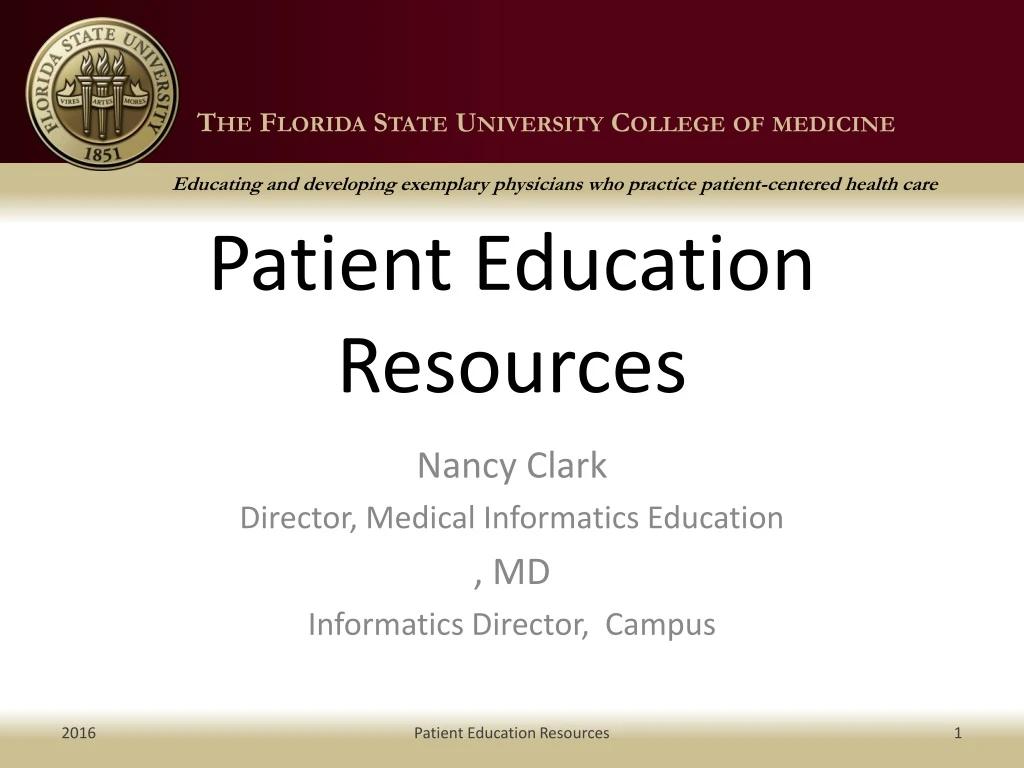 patient education resources