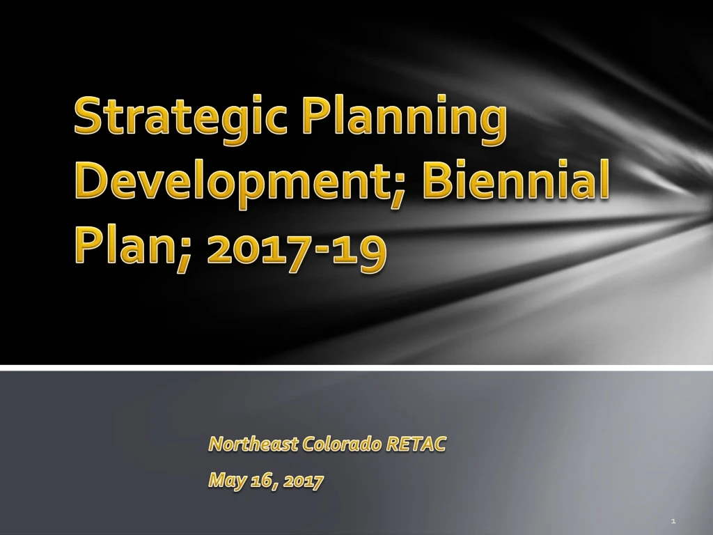 strategic planning development biennial plan 2017 19