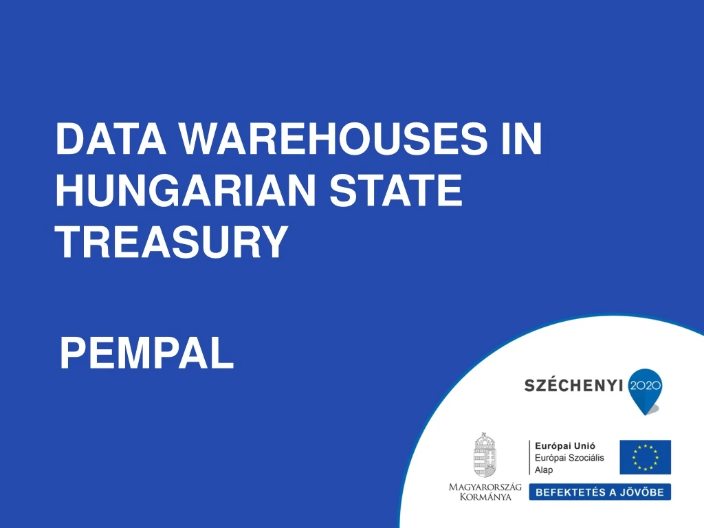 data warehouses in hungarian state treasury