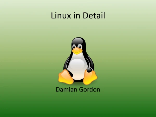 Linux in Detail