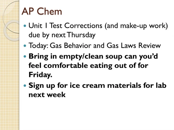 AP Chem
