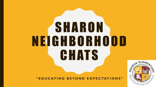 Sharon Neighborhood Chats