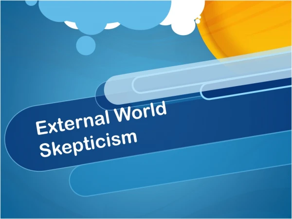 External World Skepticism