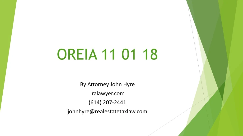 oreia 11 01 18