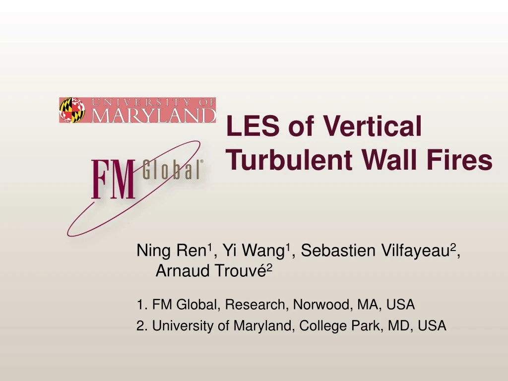 les of vertical turbulent wall fires