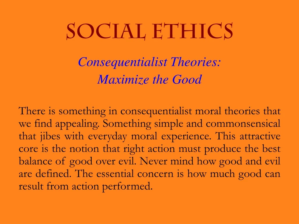 social ethics