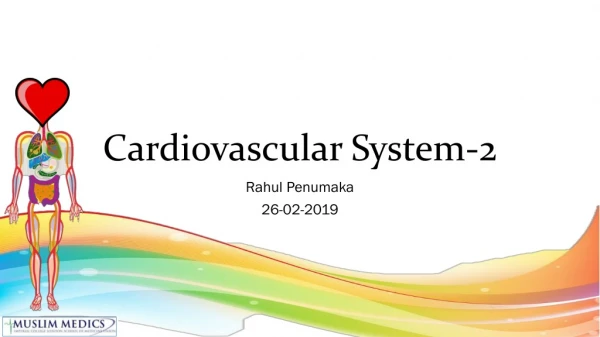 Cardiovascular System-2
