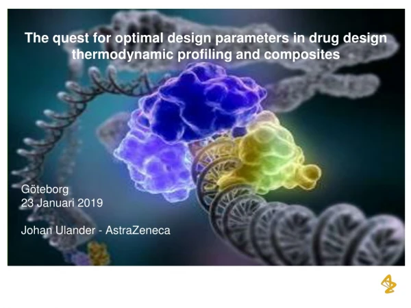 The quest for optimal design parameters in drug design thermodynamic profiling and composites