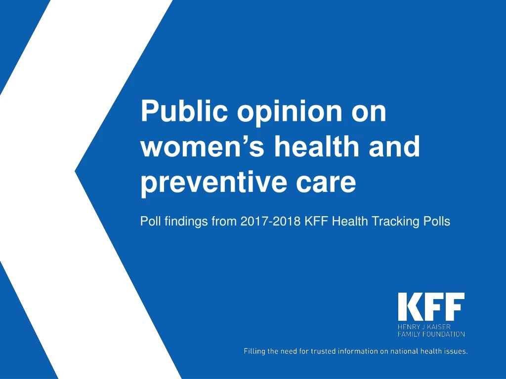public opinion on women s health and preventive care