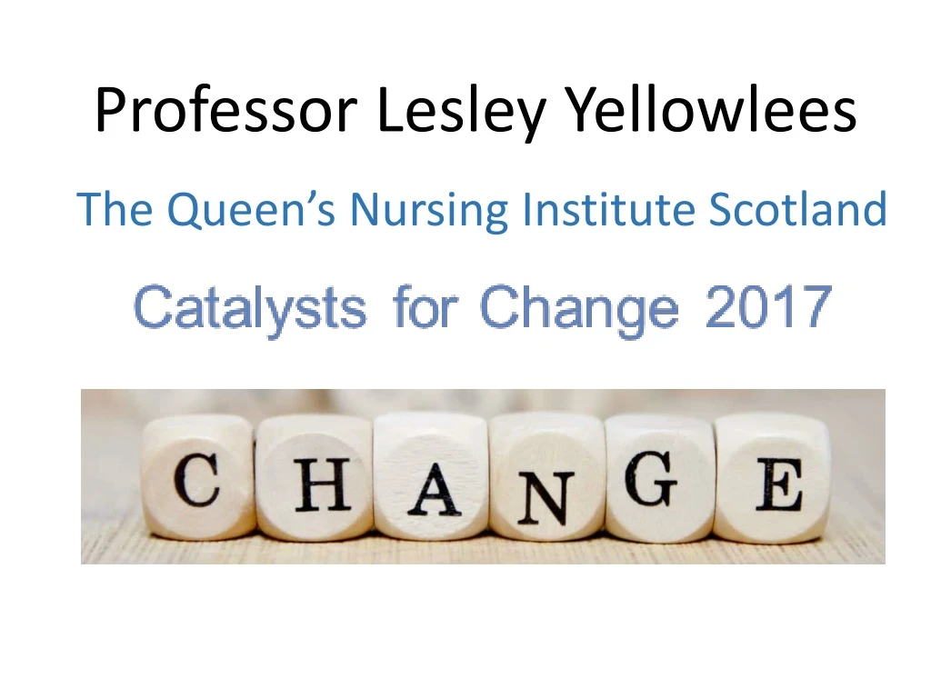professor lesley yellowlees