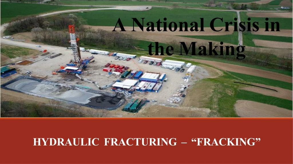 hydraulic fracturing fracking