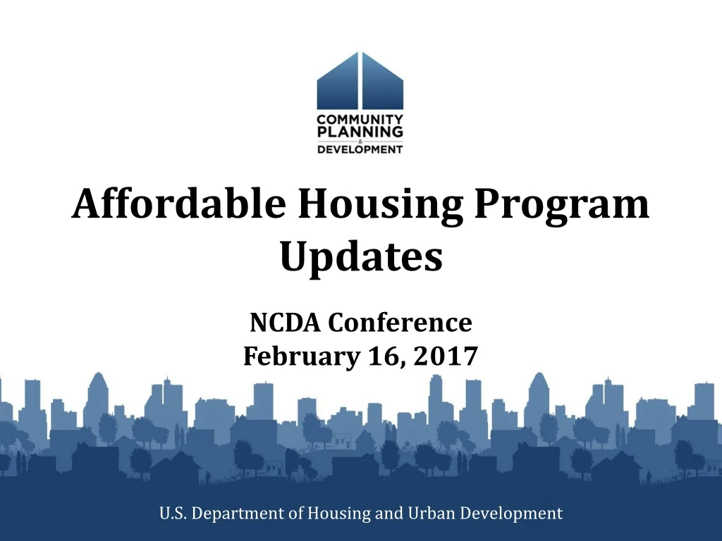 affordable housing program updates