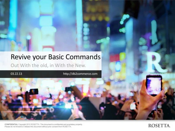 Revive your Basic Commands