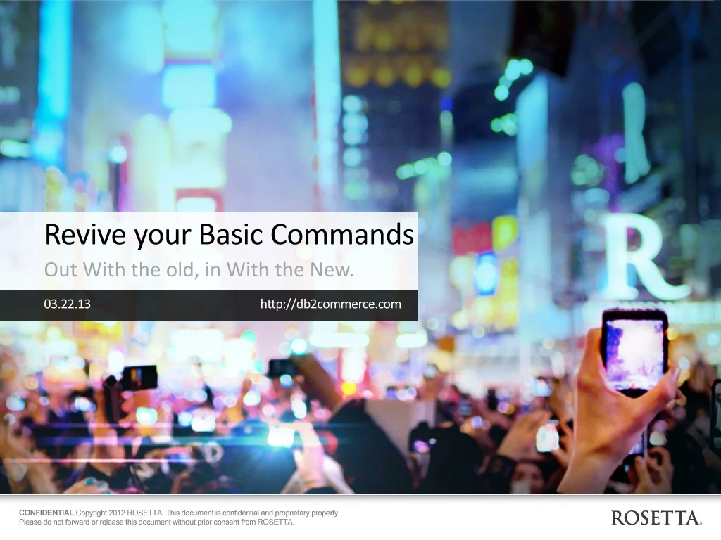 revive your basic commands