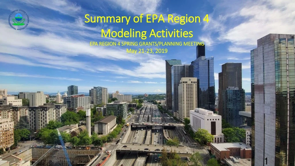 summary of epa region 4 modeling activities