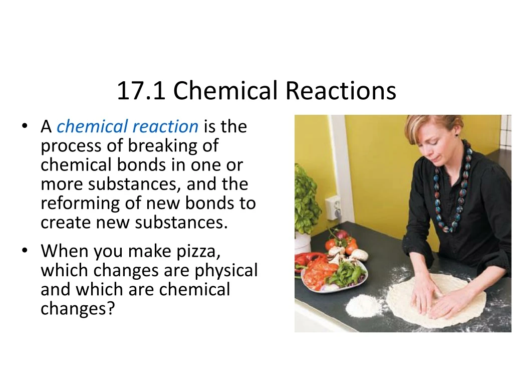 17 1 chemical reactions