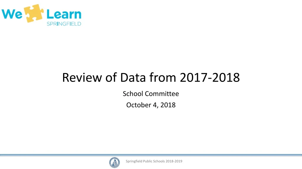review of data from 2017 2018